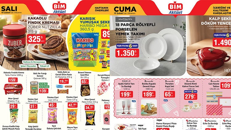 BİM AKTÜEL 13 ŞUBAT 2026 KATALOĞU