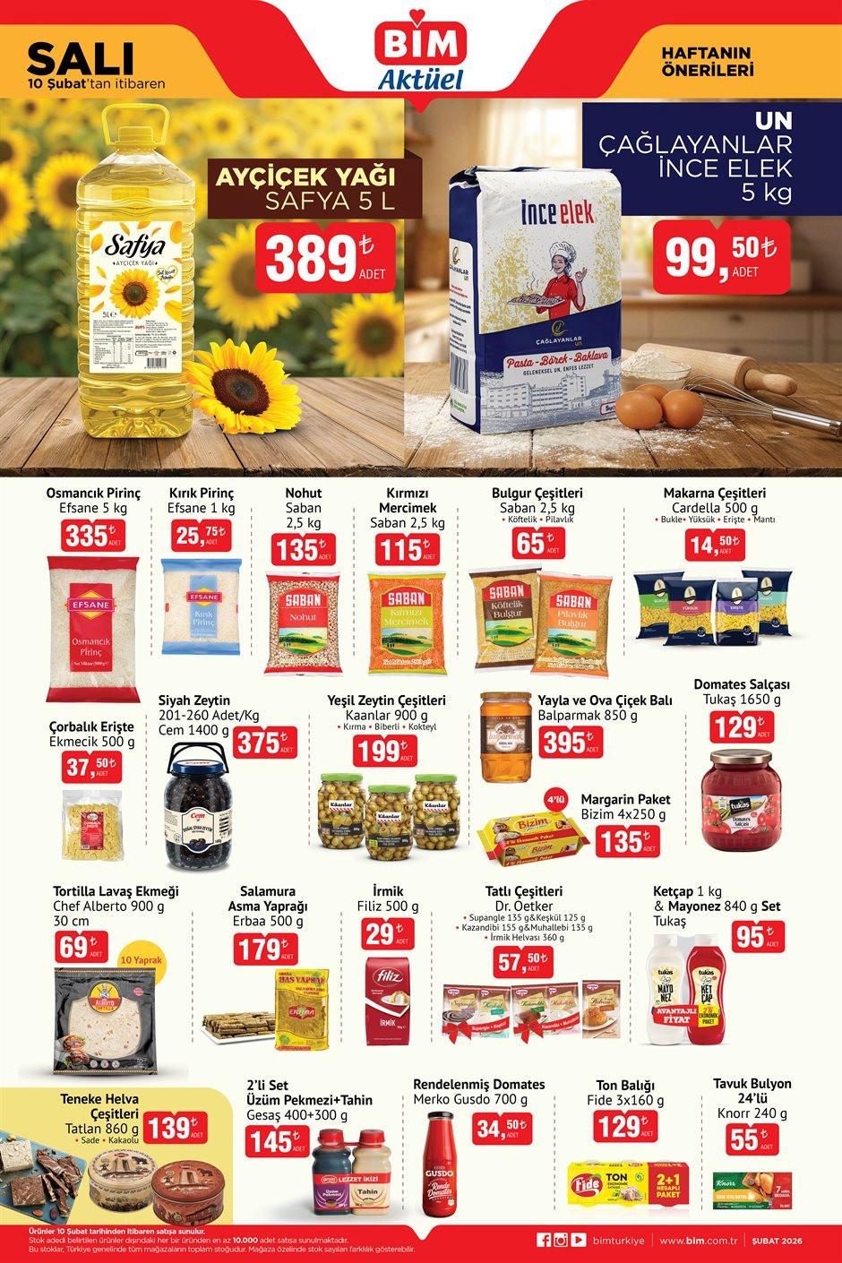 BİM AKTÜEL 13 ŞUBAT 2026 KATALOĞU