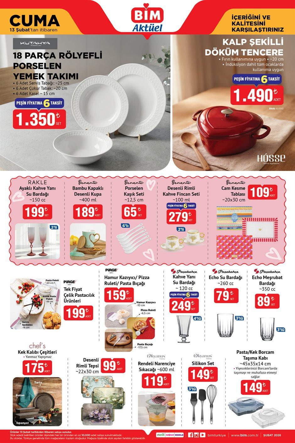 Bim Aktüel Bu Hafta Ürünleri ve 10-13 Şubat 2026 Kataloğu