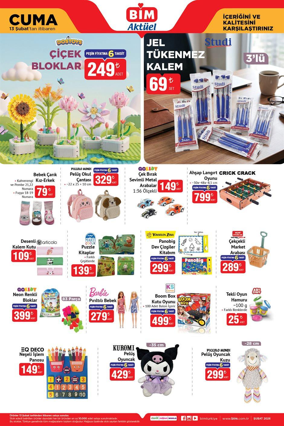 Bim Aktüel Bu Hafta Ürünleri ve 10-13 Şubat 2026 Kataloğu