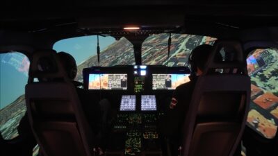 Milli GÖKBEY helikopteri için geliştirilen GÖKSİM simülatör sistemi göreve başladı,