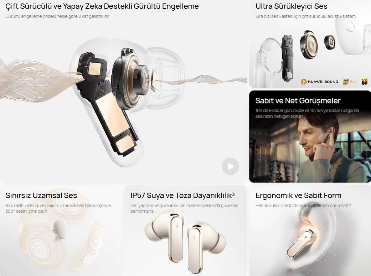 Huawei FreeBuds Pro 5 Özellikleri