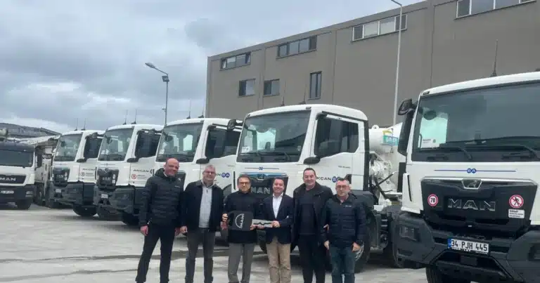 MAN ve Akçansa İş Birliğini 19 Yeni Araçla Güçlendirdi