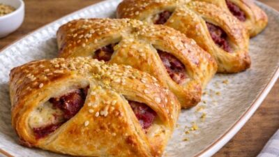 Pastırmalı milföy börek tarifi ve alternatif malzemelerle pratik, lezzetli ve