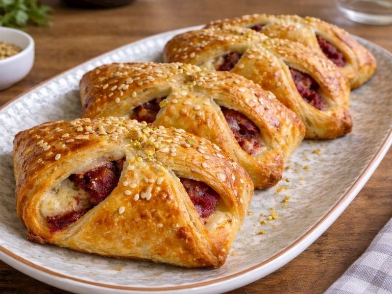 Pastırmalı milföy börek tarifi ve alternatif malzemelerle pratik, lezzetli ve