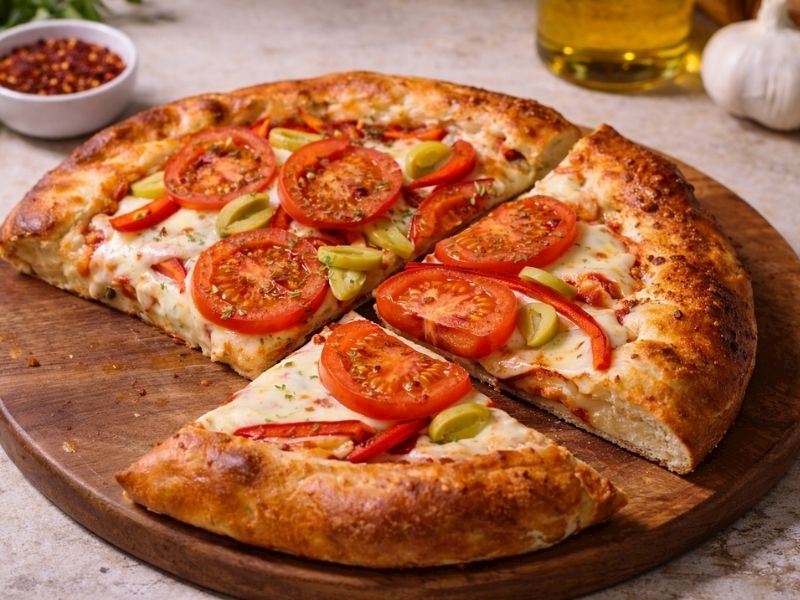 Ev yapımı pide pizza tarifi ve kolay malzeme listesiyle enfes