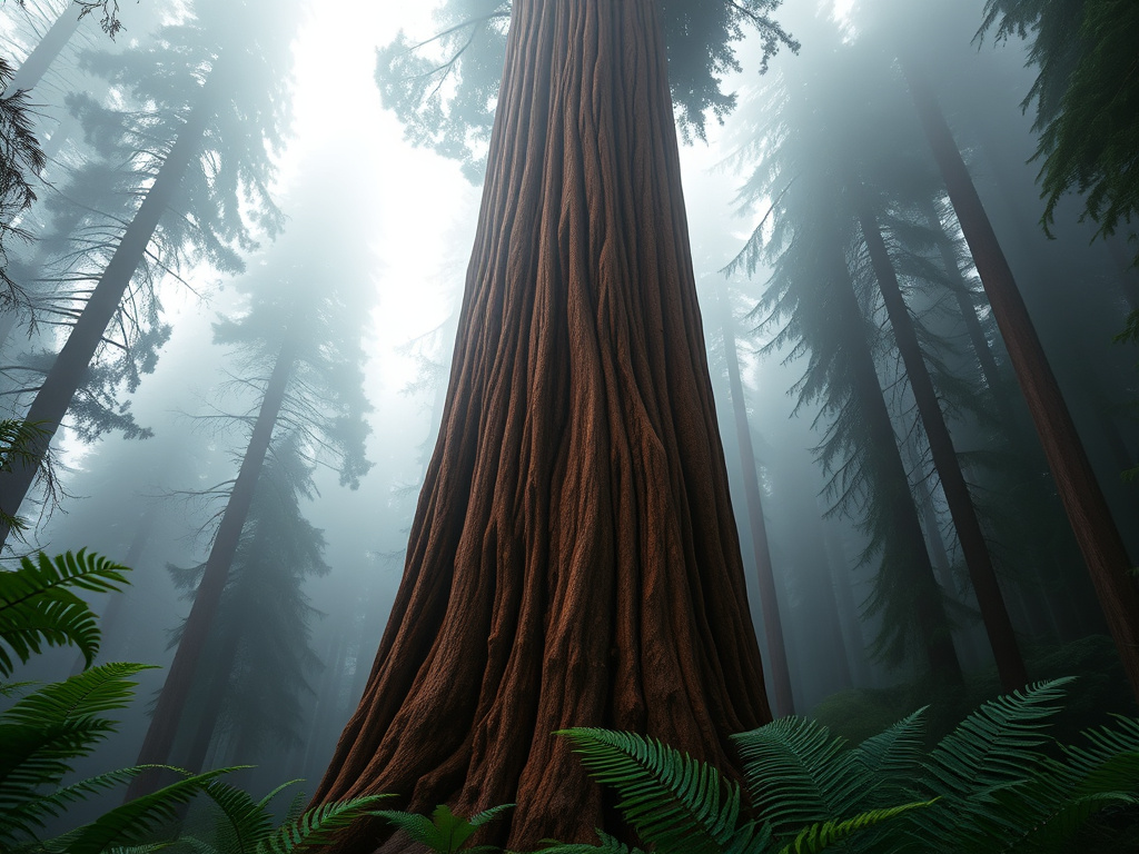 Sekoya ağaçları (Dev Redwood) nerede yetişir?