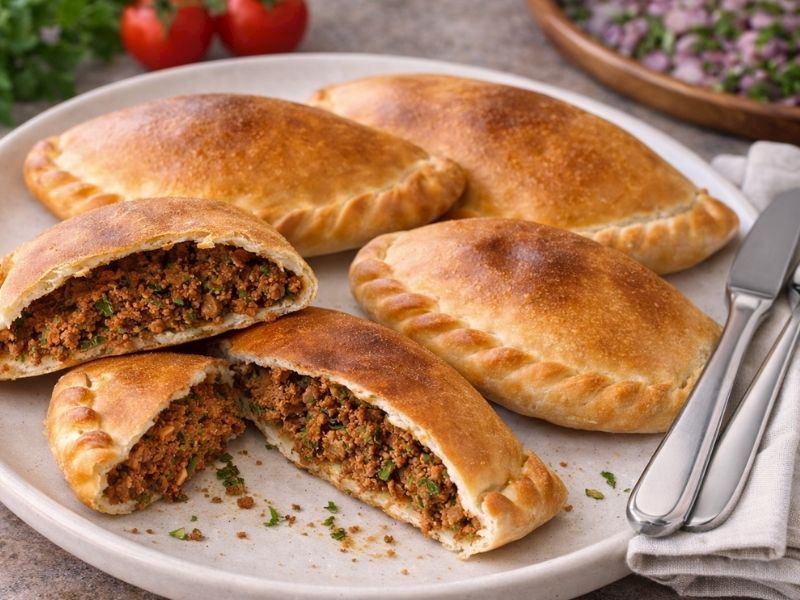 Sembusek (Kapalı Lahmacun) tarifiyle geleneksel lezzeti keşfedin. Farklı iç harç