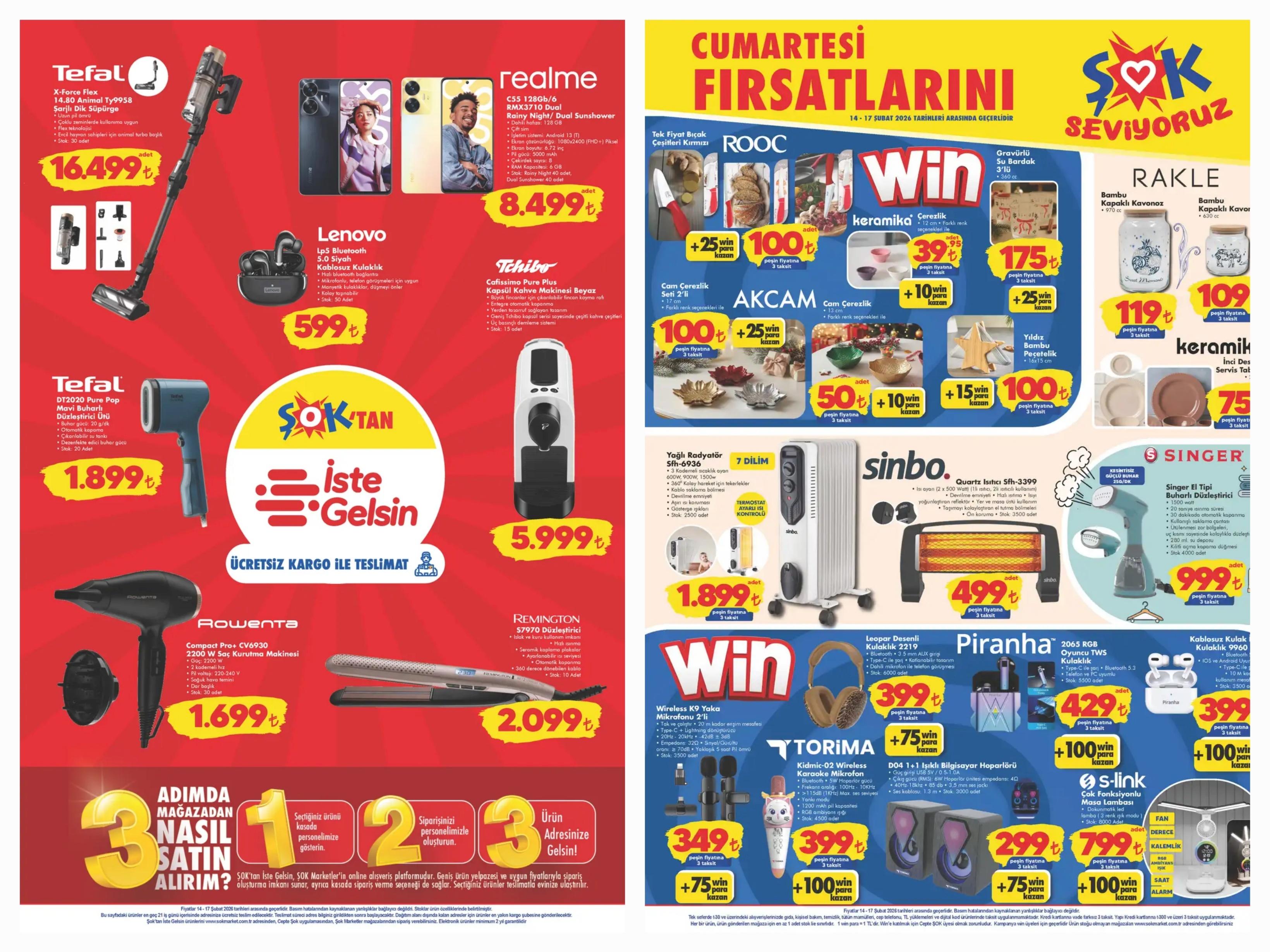 14 Şubat ŞOK aktüel teknoloji ürünleri