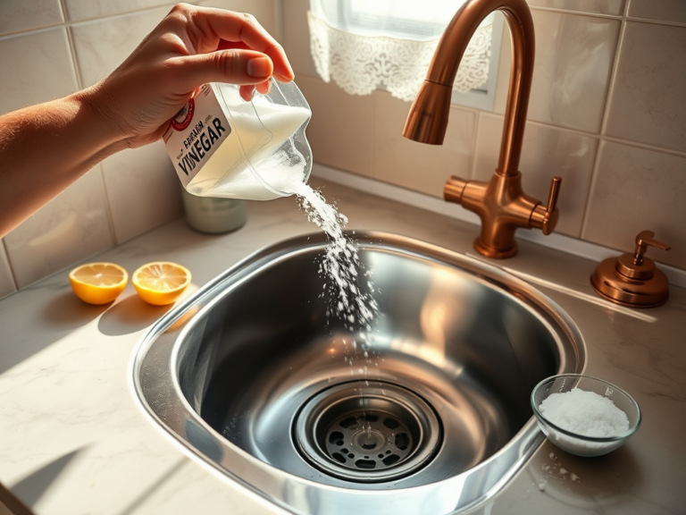 Tıkanan lavabo doğal yöntemle nasıl açılır?