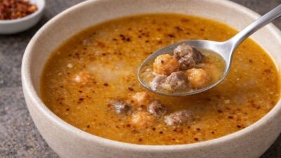 Lezzetli ve geleneksel Topalak Çorbası tarifi! Kolay malzemelerle doyurucu ve