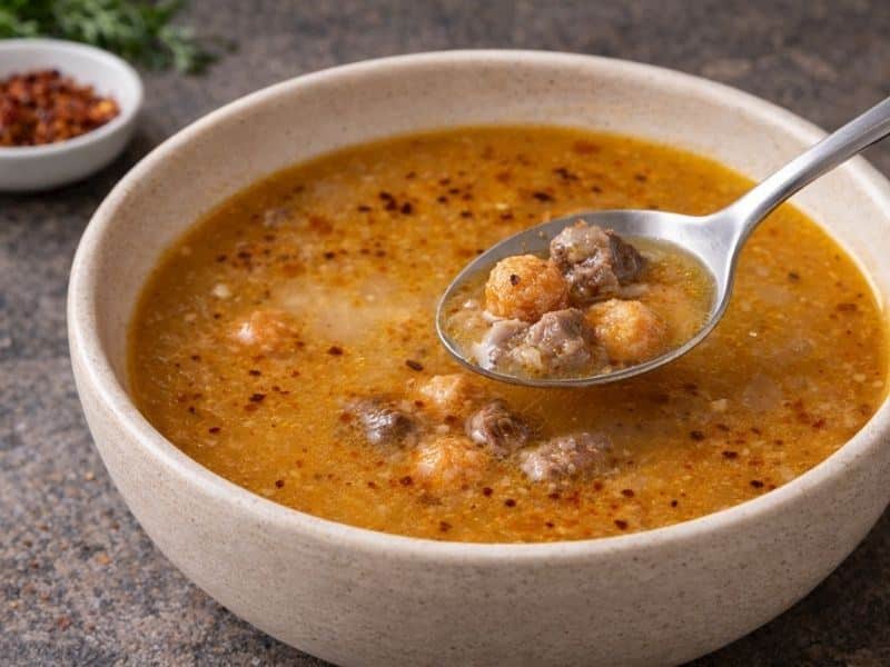 Lezzetli ve geleneksel Topalak Çorbası tarifi! Kolay malzemelerle doyurucu ve