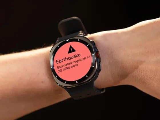 Wear OS'te Deprem Uyarı Sistemi Güncellendi