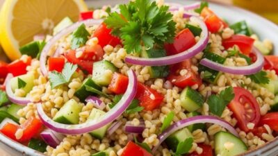 Lezzetli ve pratik yarma salatası tarifi! Farklı malzeme alternatifleriyle sofralarınıza