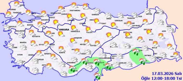 Denizlerde Hava Durumu