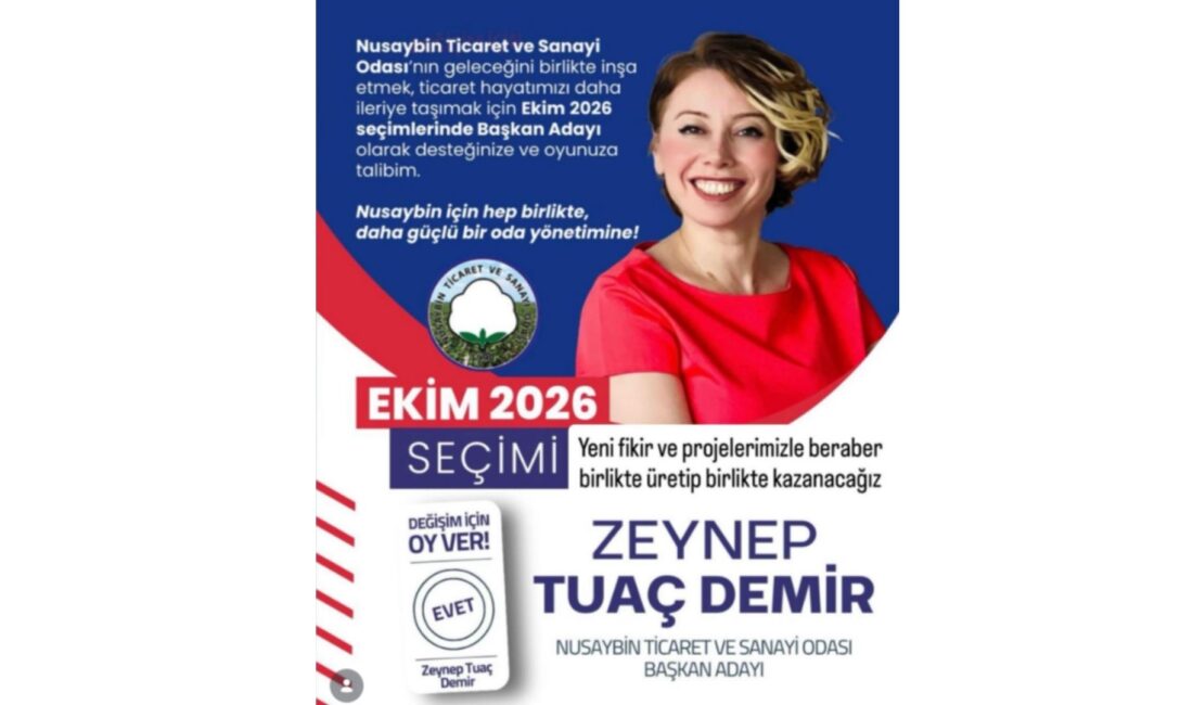 Nusaybin’de yaklaşan Ticaret ve Sanayi Odası seçimleri öncesinde, Zeynep Tuaç