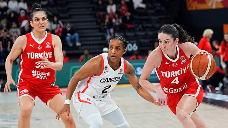 A Milli Kadın Basketbol Takımı, Kanada karşısında güçlü bir performans