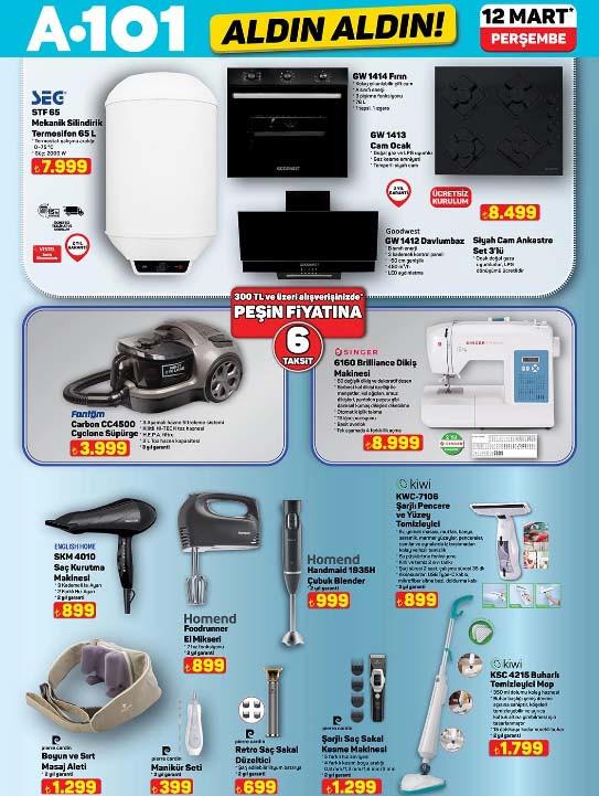 A101 Aldın Aldın Kataloğu 12 Mart 2026
