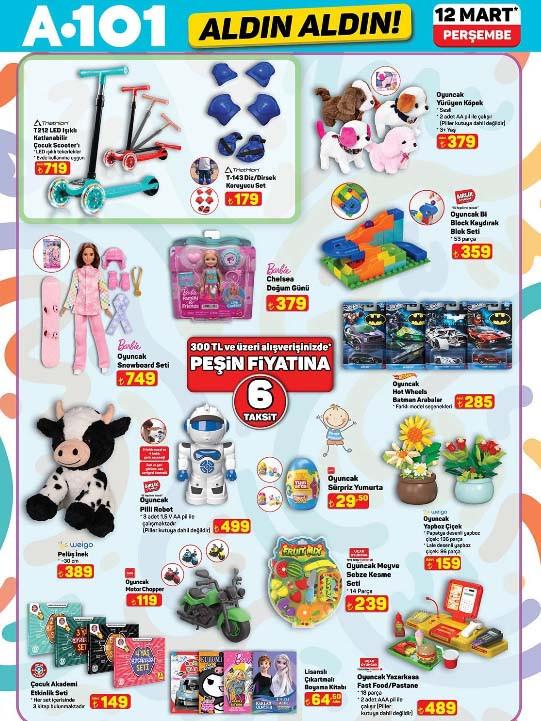 A101 Aldın Aldın Kataloğu 12 Mart 2026