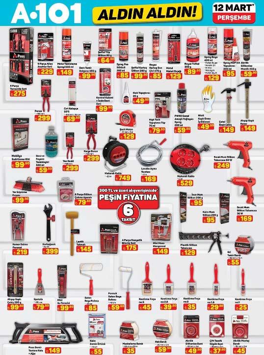 A101 Aldın Aldın Kataloğu 12 Mart 2026