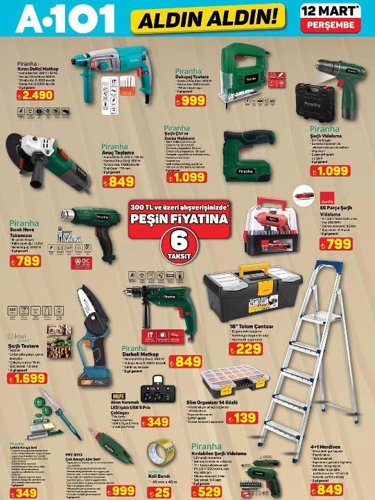 A101 Aldın Aldın Kataloğu 12 Mart 2026