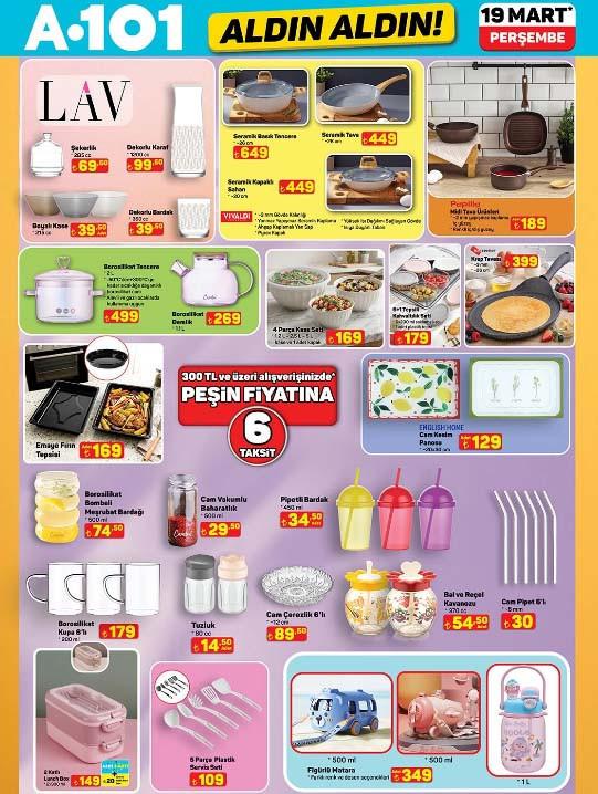 A101 Aldın Aldın Kataloğu 19 Mart 2026