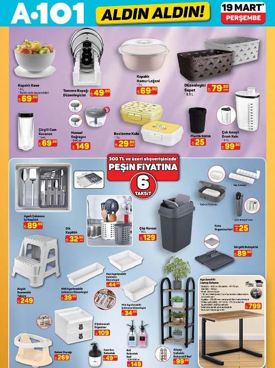 A101 Aldın Aldın Kataloğu 19 Mart 2026