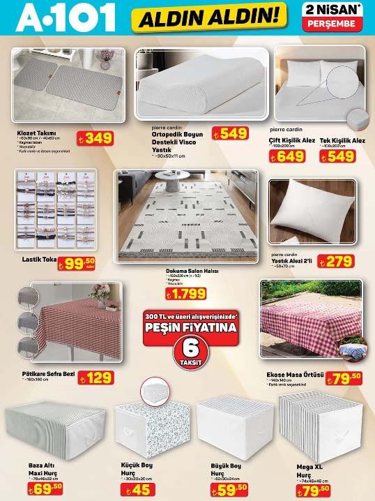 A101 2 Nisan 2026 Aldın Aldın Kataloğu ve İndirimli Ürün Listesi
