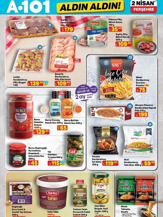 A101 2 Nisan 2026 Aldın Aldın Kataloğu ve İndirimli Ürün Listesi