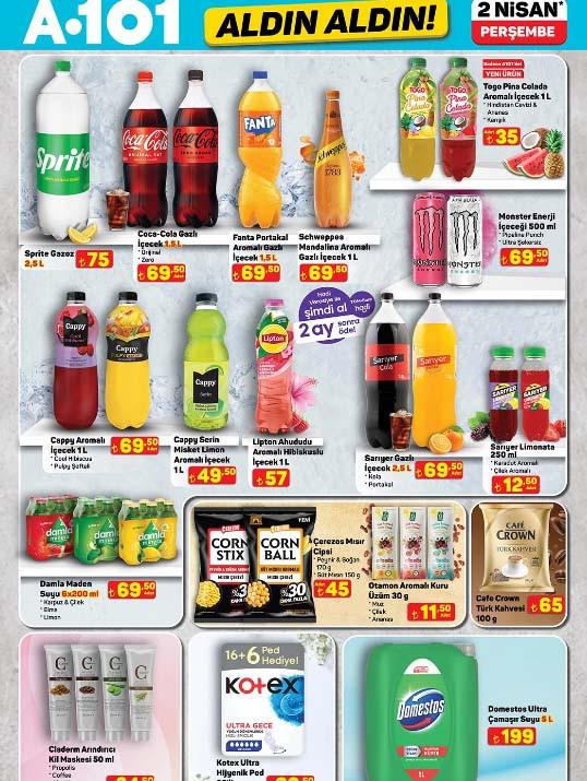 A101 2 Nisan 2026 Aldın Aldın Kataloğu ve İndirimli Ürün Listesi