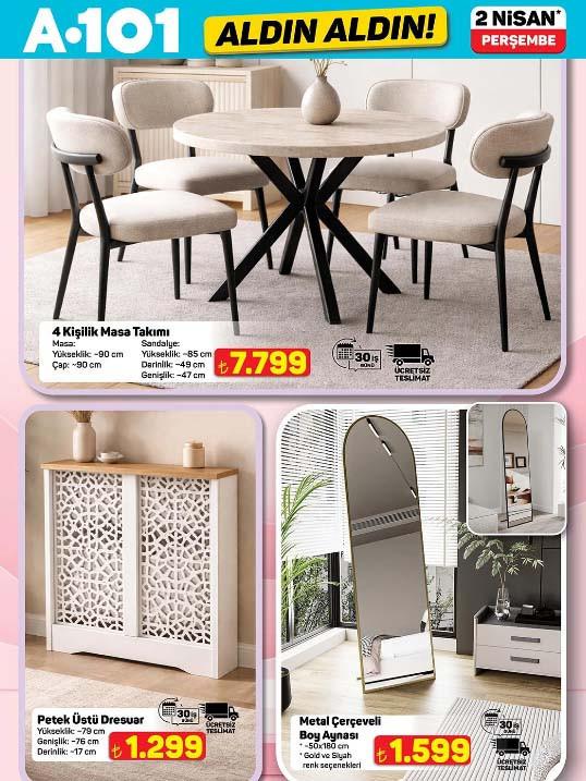 A101 2 Nisan 2026 Aldın Aldın Kataloğu ve İndirimli Ürün Listesi