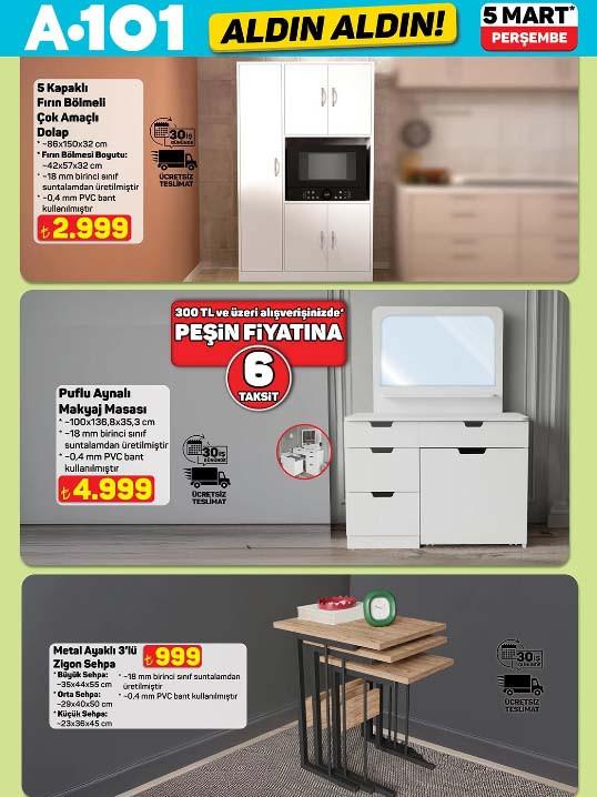 A101 5 Mart 2026 Aktüel Ürünler Kataloğu Yayınlandı