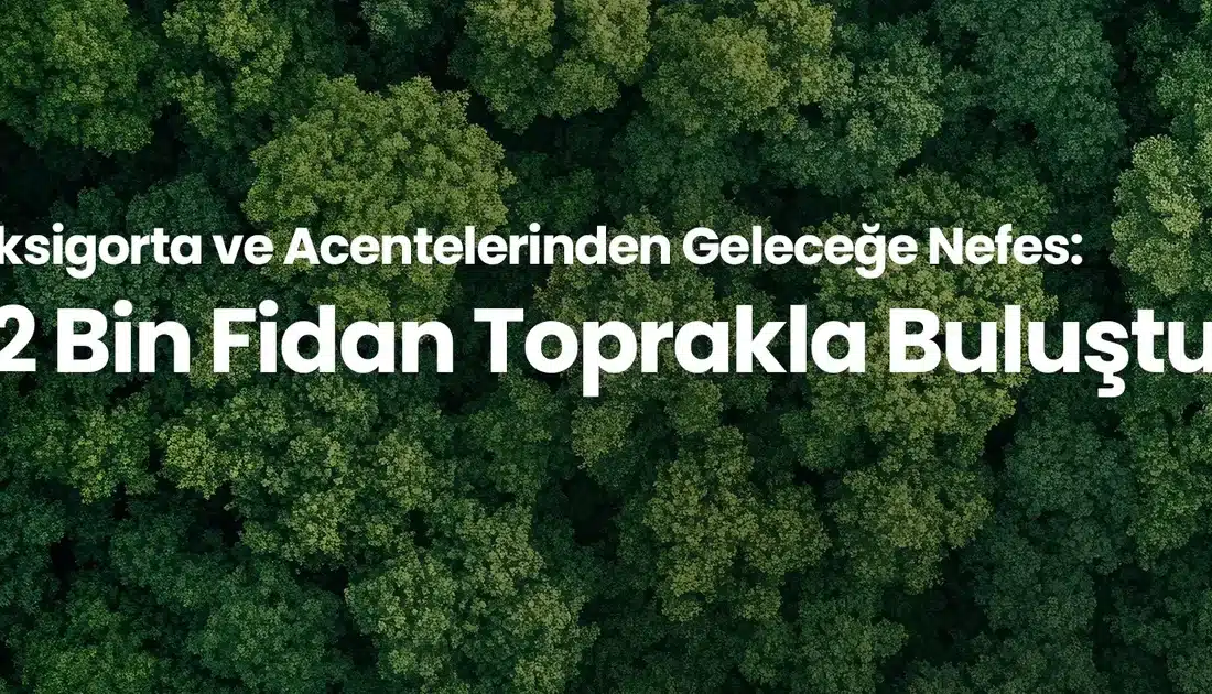 Aksigorta, acenteleri adına çevreye katkı sağlamak amacıyla 12.631 fidanlık Hatıra