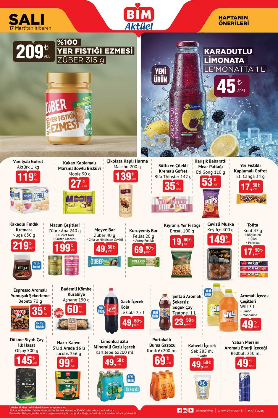 BİM 17 Mart 2026 Aktüel Ürünleri