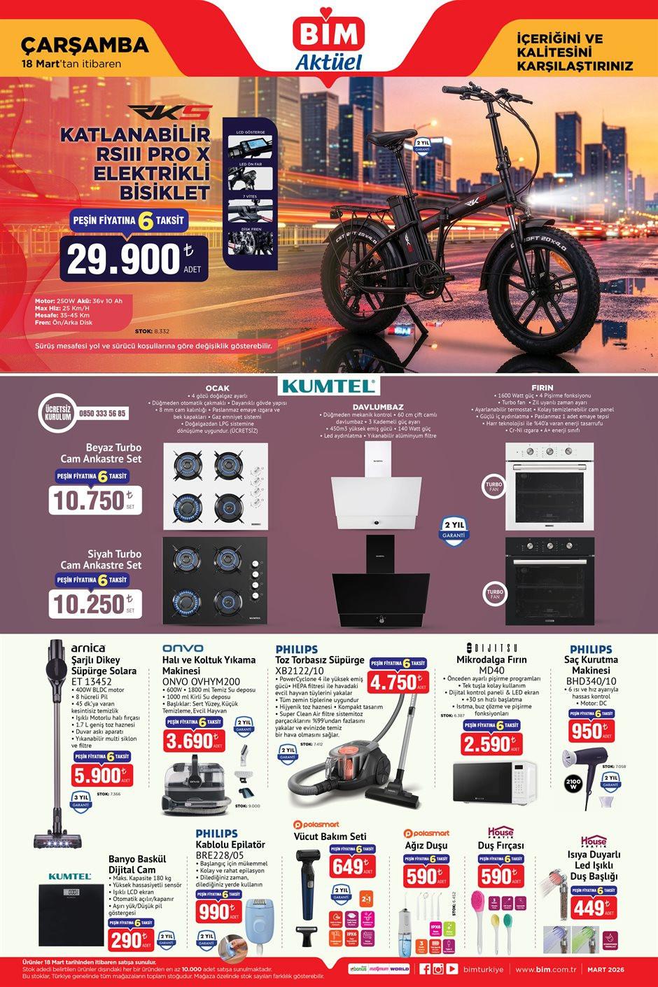 BİM 20 Mart 2026 Aktüel Ürünleri