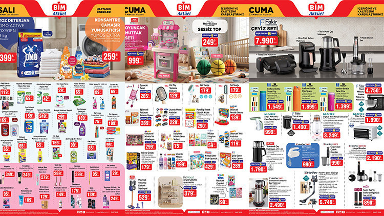 BİM 24 Mart 2026 Aktüel Ürünler Kataloğu