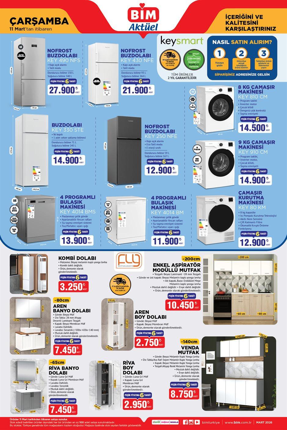 BİM Aktüel 13 Mart 2026 Ürünleri