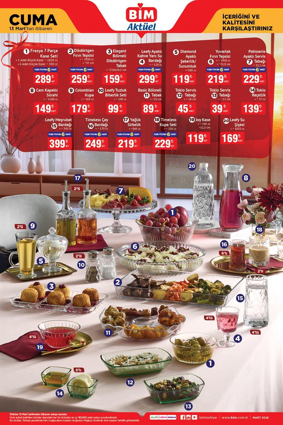 BİM Aktüel 10-11-13 Mart 2026 Kataloğu Yayınlandı