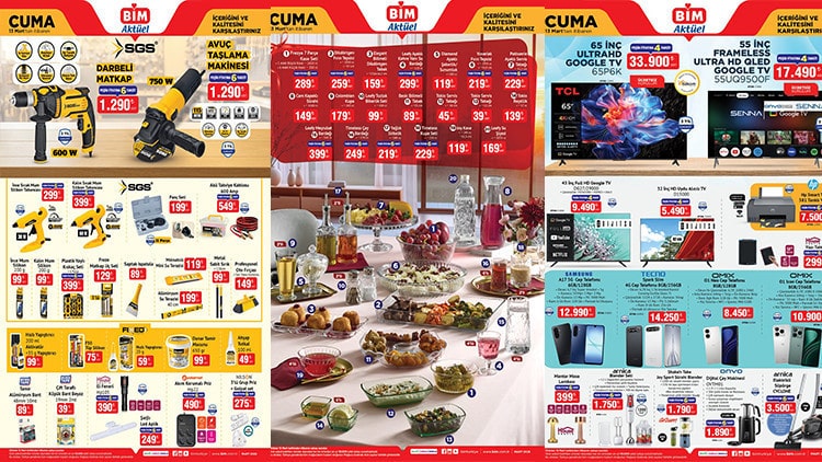 BİM 13 Mart 2026 Aktüel Ürünler Kataloğu Yayınlandı