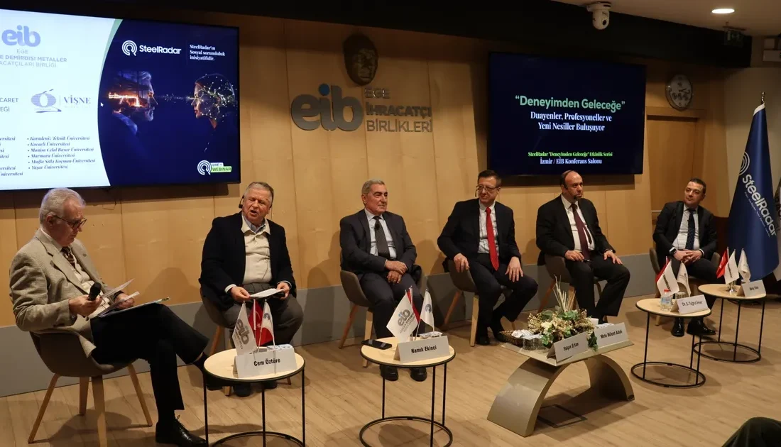 Deneyimden Geleceğe etkinliği, demir ve çelik sektörünün önde gelen paydaşlarını