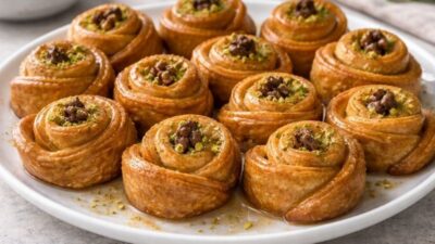 Nefis gül tatlısı tarifi ve kolay malzeme listesiyle sofralarınıza tat