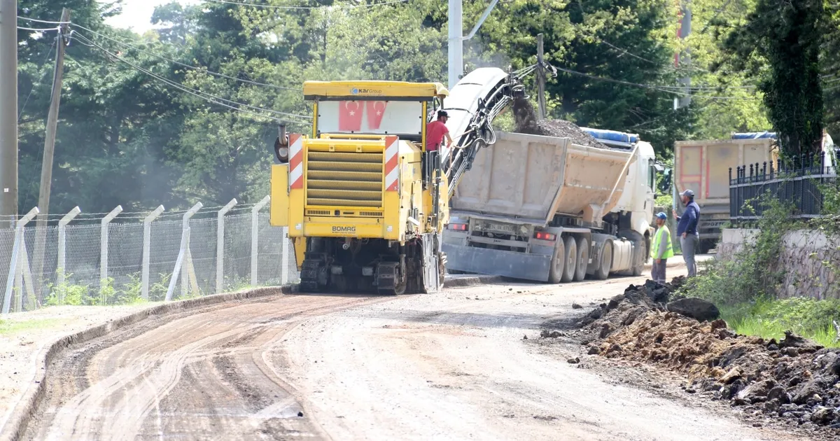 Kocaeli Büyükşehir, Ramazan Bayramı sonrası Gebze köylerinde kapsamlı üstyapı çalışmalarıyla