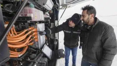 MAN Lion’s Coach E, zorlu soğuk iklim testlerini başarıyla tamamladı.