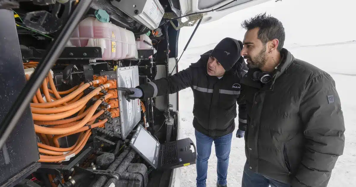 MAN Lion’s Coach E, zorlu soğuk iklim testlerini başarıyla tamamladı.