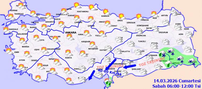 Hafta Sonu Yağış Durumu