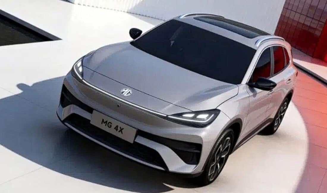 MG4X, MG'nin tamamen elektrikli ilk SUV modeli olarak tanıtıldı. Yenilikçi