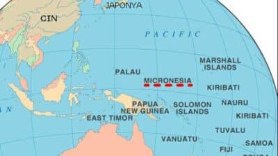 Mikronezya Federal Devletleri’nin konumu, nüfusu, başkenti ve dikkat çekici özellikleri