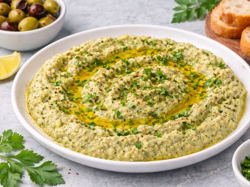 Kahvaltılara lezzet katan pratik peynirli zeytin ezmesi tarifi. Kolay hazırlanışıyla