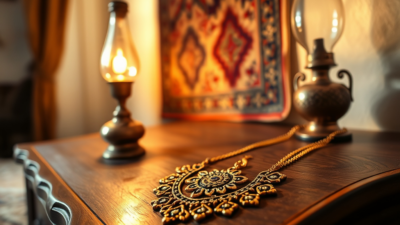 Rüyada altın kolye takmak, zenginlik ve prestij sembolüdür. Bu rüya,