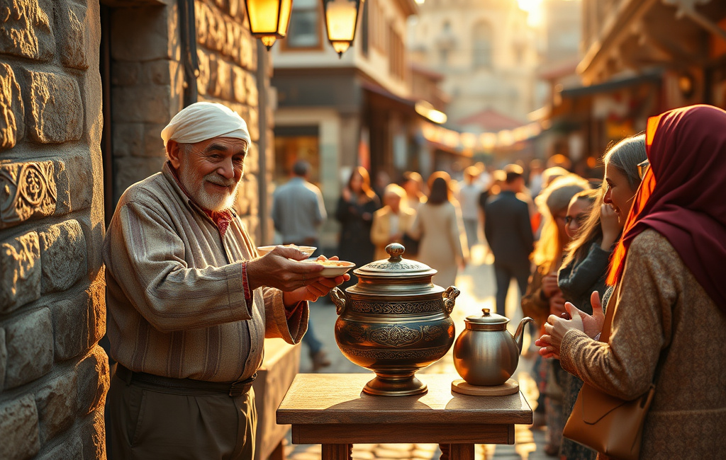 Rüyada aşure dağıtmak, bolluk ve bereketin habercisidir. Bu sembolün yaşamınıza